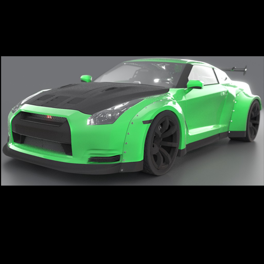 Wide Body Nissan GTR preview image 1